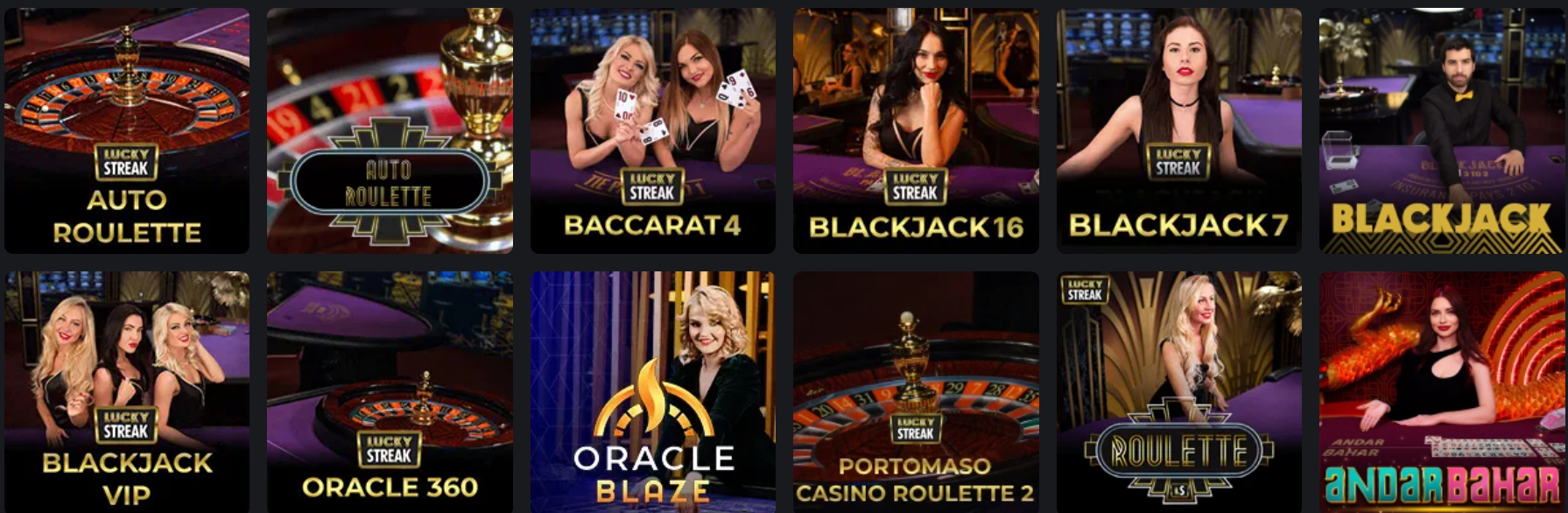 live casino games